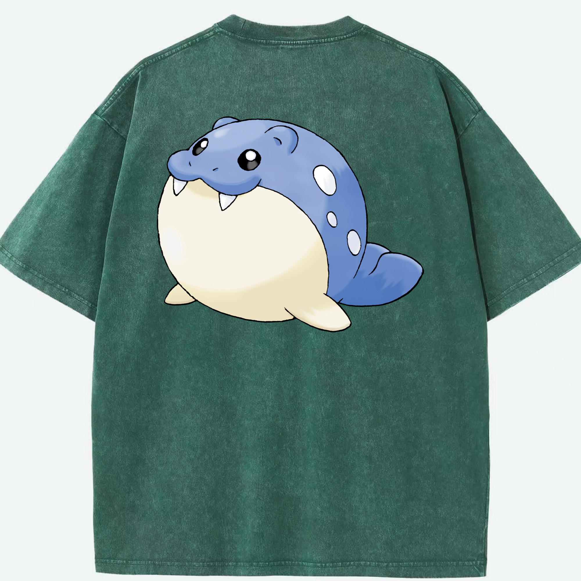 （画像用） ポケットモンスター Pokémon 綿100% ヴィンテージ風 半袖Tシャツ（背面プリント）